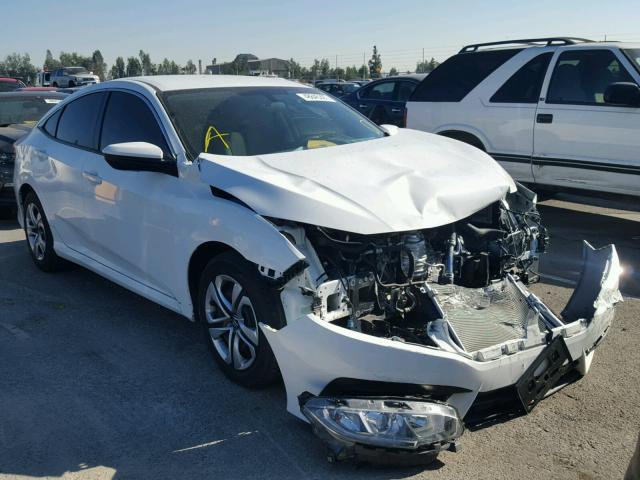 2HGFC2F58GH570139 - 2016 HONDA CIVIC LX WHITE photo 1