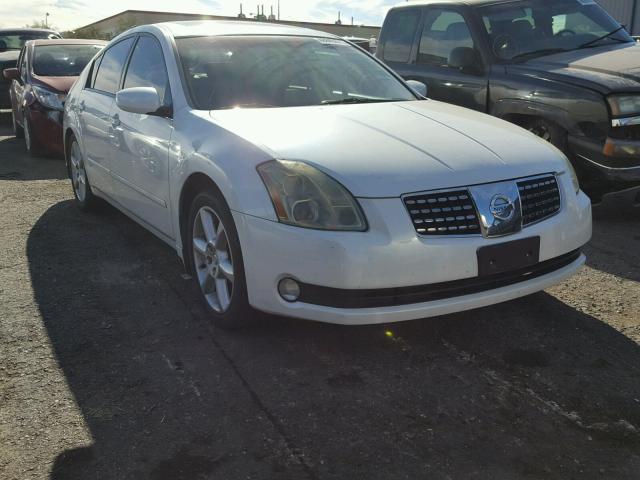 1N4BA41E64C920023 - 2004 NISSAN MAXIMA SE WHITE photo 1