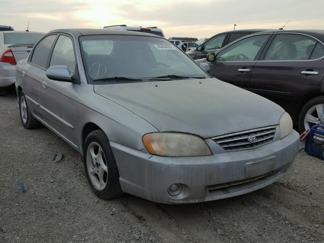 KNAFB121135294562 - 2003 KIA SPECTRA BA SILVER photo 1