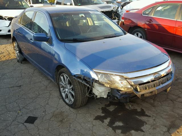 3FAHP0HAXAR255127 - 2010 FORD FUSION SE BLUE photo 1