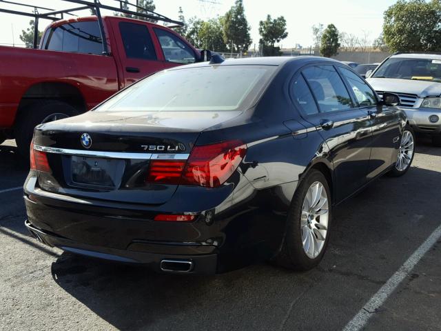 WBAYE8C52ED136489 - 2014 BMW 750 LI BLACK photo 4