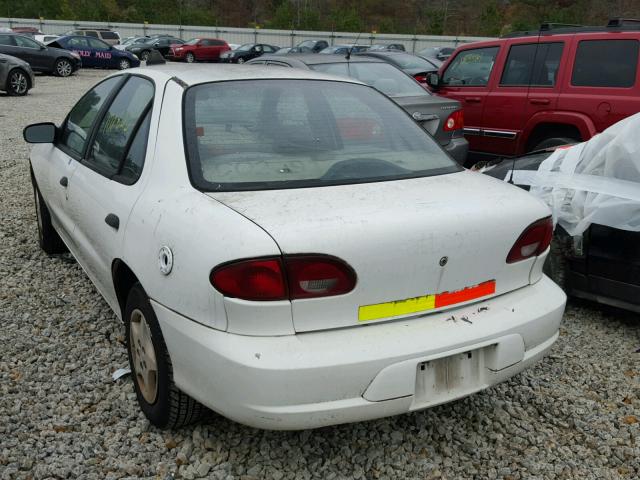 1G1JC524817333959 - 2001 CHEVROLET CAVALIER B WHITE photo 3