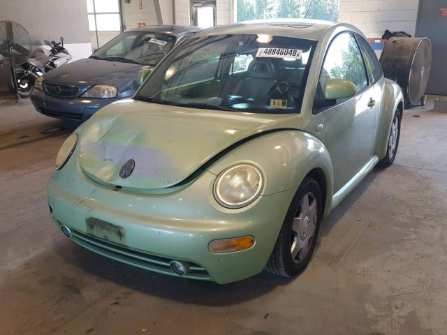 3VWCC21C1YM404505 - 2000 VOLKSWAGEN NEW BEETLE Yaşıl foto 2