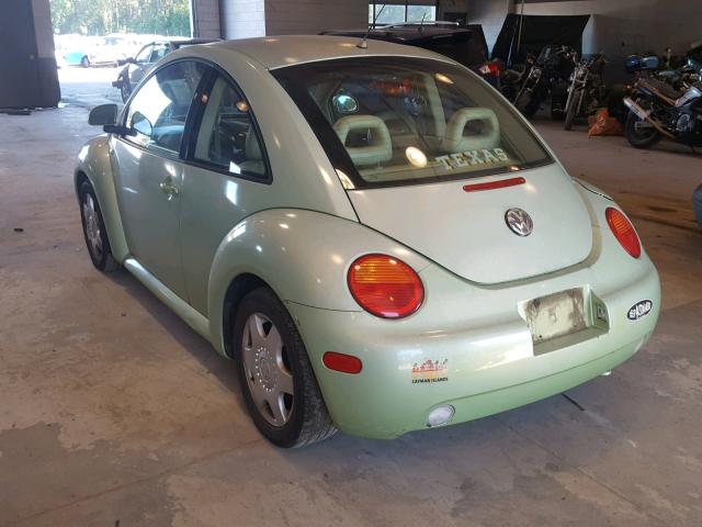3VWCC21C1YM404505 - 2000 VOLKSWAGEN NEW BEETLE Yaşıl foto 3