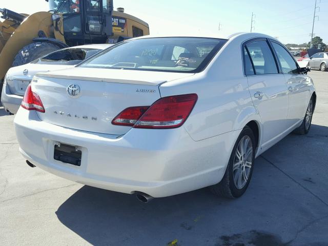 4T1BK36B67U229293 - 2007 TOYOTA AVALON XL WHITE photo 4