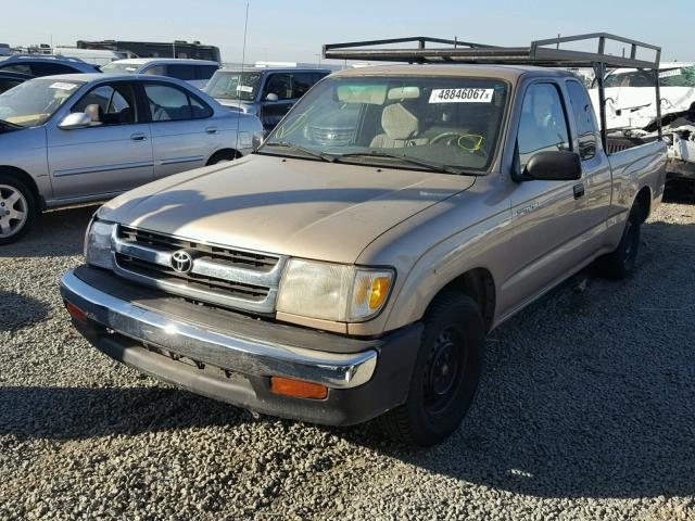 4TAVL52N5XZ432510 - 1999 TOYOTA TACOMA XTR GOLD photo 2