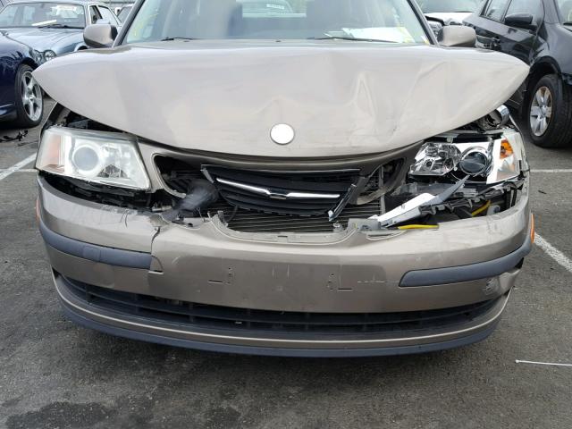 YS3FB49S141040323 - 2004 SAAB 9-3 LINEAR BROWN photo 9