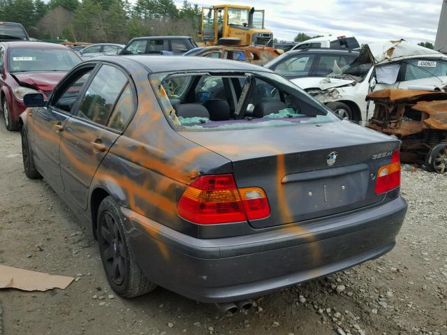 WBAEU33442PF67784 - 2002 BMW 325 XI GRAY photo 3