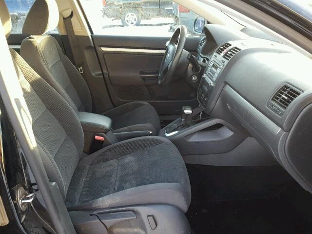 3VWJZ71K19M062324 - 2009 VOLKSWAGEN JETTA S 黑色 照片 5