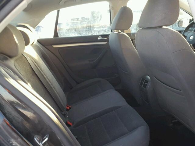3VWJZ71K19M062324 - 2009 VOLKSWAGEN JETTA S 黑色 照片 6