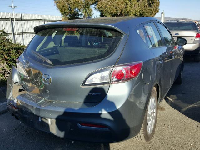 JM1BL1L74C1556955 - 2012 MAZDA 3 I BLUE photo 4