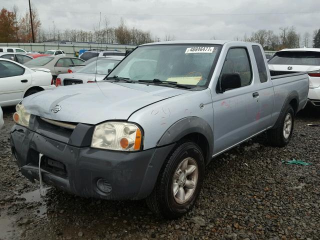 1N6DD26S41C329405 - 2001 NISSAN FRONTIER K SILVER photo 2