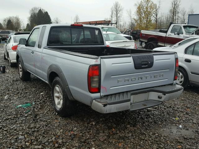 1N6DD26S41C329405 - 2001 NISSAN FRONTIER K SILVER photo 3