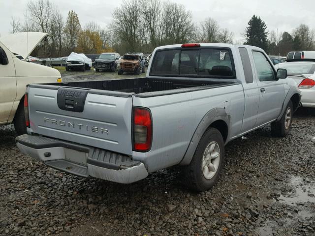 1N6DD26S41C329405 - 2001 NISSAN FRONTIER K SILVER photo 4