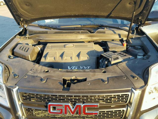 2CTFLDEY5A6240214 - 2010 GMC TERRAIN SL BLACK photo 7