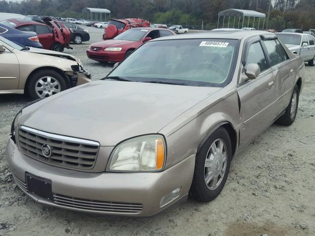 1G6KD54Y03U247738 - 2003 CADILLAC DEVILLE GOLD photo 2