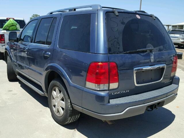 5LMEU78H03ZJ11198 - 2003 LINCOLN AVIATOR 蓝色 照片 3