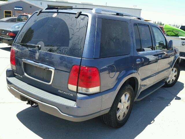 5LMEU78H03ZJ11198 - 2003 LINCOLN AVIATOR BLUE photo 4