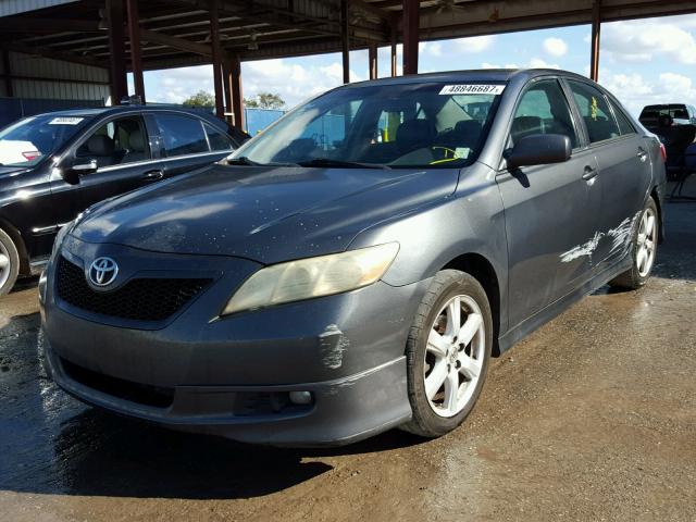 4T1BE46K17U547304 - 2007 TOYOTA CAMRY NEW CHARCOAL photo 2