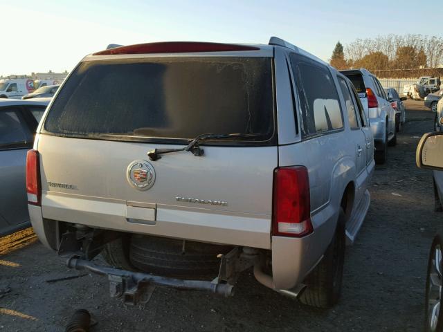 3GYFK66N54G249626 - 2004 CADILLAC ESCALADE E SILVER photo 4