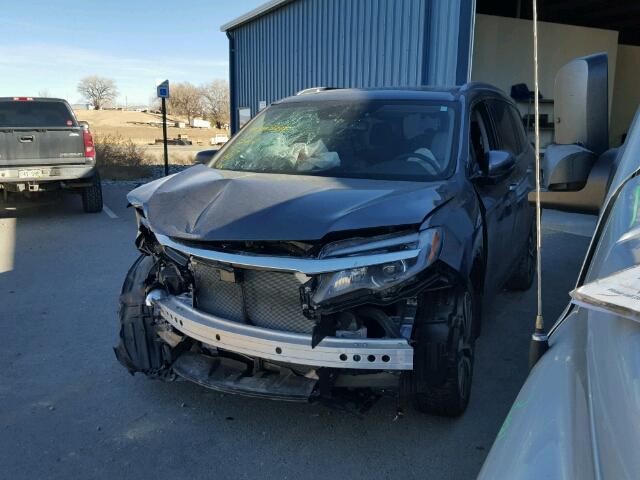 5FNYF6H07GB014692 - 2016 HONDA PILOT ELIT GRAY photo 2