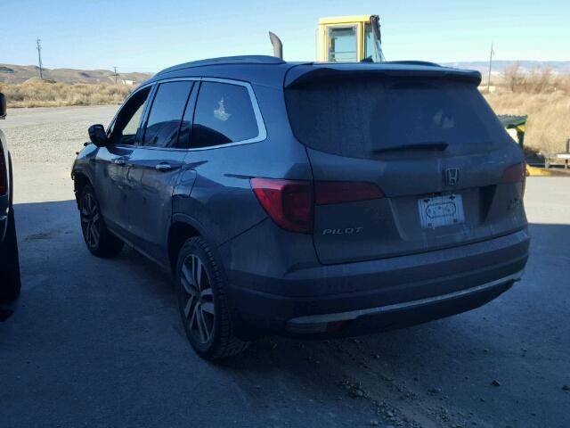 5FNYF6H07GB014692 - 2016 HONDA PILOT ELIT GRAY photo 3