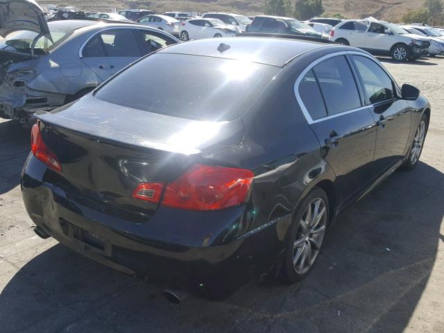 JNKCV61E39M303659 - 2009 INFINITI G37 BASE BLACK photo 4