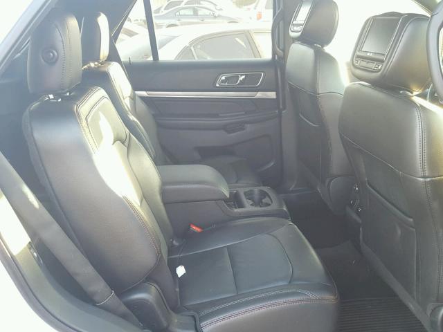 1FM5K8GT1GGC59432 - 2016 FORD EXPLORER S WHITE photo 6