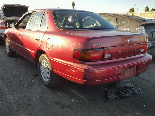 4T1SK12E5SU640942 - 1995 TOYOTA CAMRY LE RED photo 3