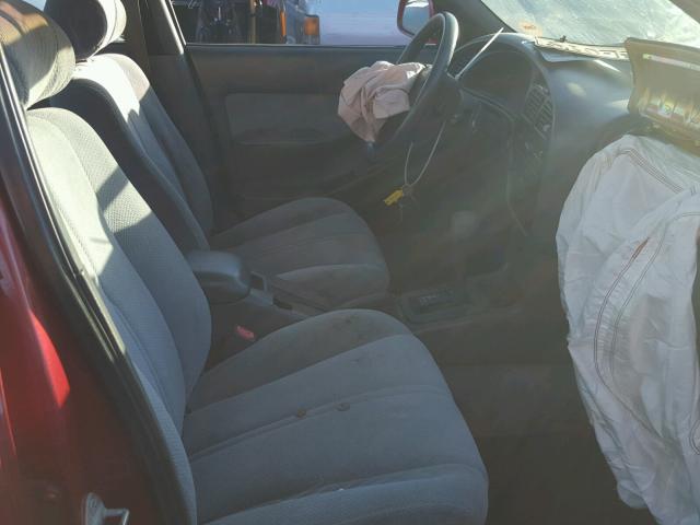 4T1SK12E5SU640942 - 1995 TOYOTA CAMRY LE 红色 照片 5