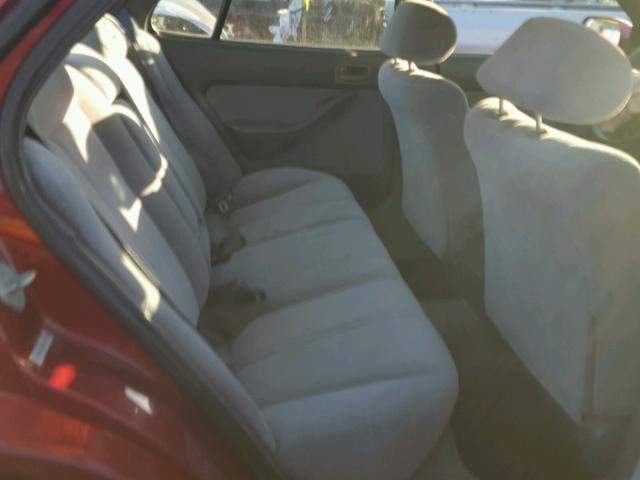 4T1SK12E5SU640942 - 1995 TOYOTA CAMRY LE 红色 照片 6