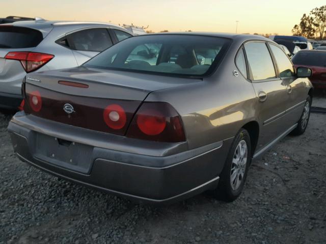 2G1WF52E629283004 - 2002 CHEVROLET IMPALA CHARCOAL photo 4