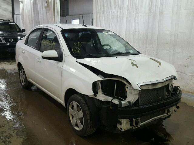 KL1TD5DE8BB229271 - 2011 CHEVROLET AVEO LS WHITE photo 1