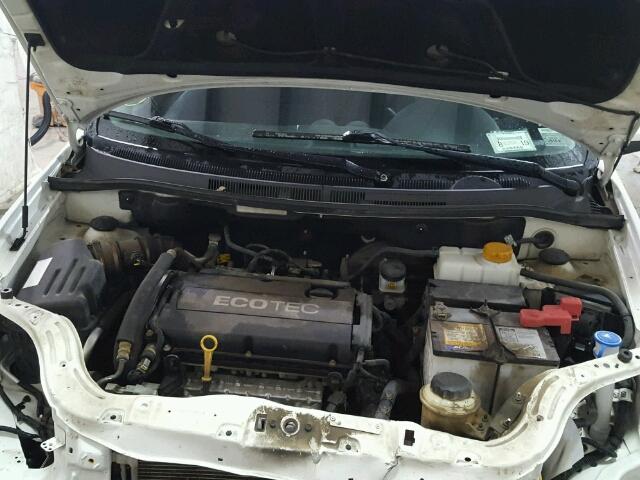 KL1TD5DE8BB229271 - 2011 CHEVROLET AVEO LS 白色 照片 7