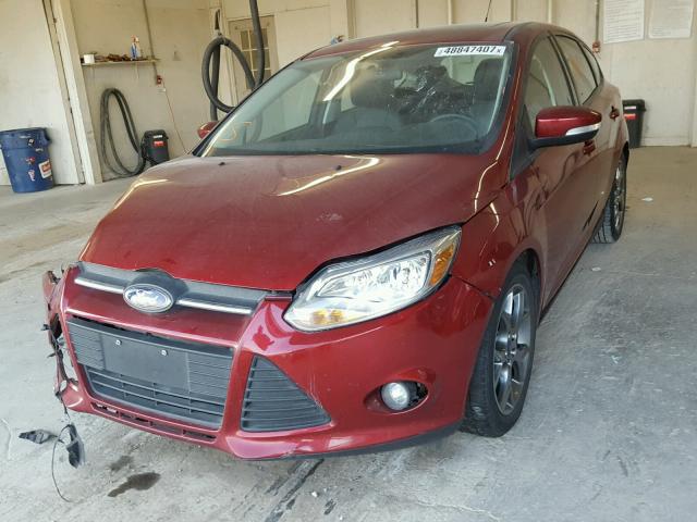 1FADP3K26EL345218 - 2014 FORD FOCUS SE BURGUNDY photo 2