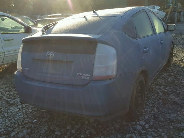 JTDKB20U877687036 - 2007 TOYOTA PRIUS BLUE photo 4