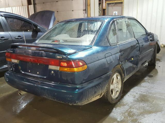 4S3BD6550S7224111 - 1995 SUBARU LEGACY LS GREEN photo 4