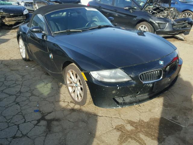 4USBU33507LW73038 - 2007 BMW Z4 3.0 BLACK photo 1