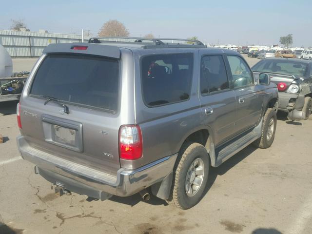 JT3GN86R010193907 - 2001 TOYOTA 4RUNNER SR SILVER photo 4