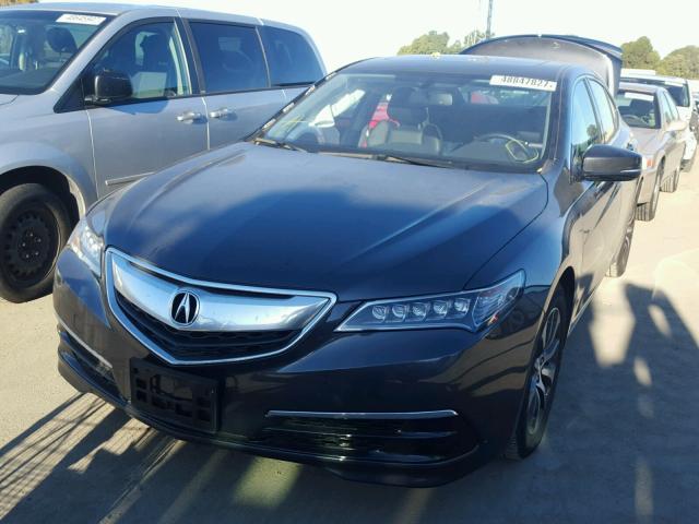 19UUB1F37GA009870 - 2016 ACURA TLX BLACK photo 2