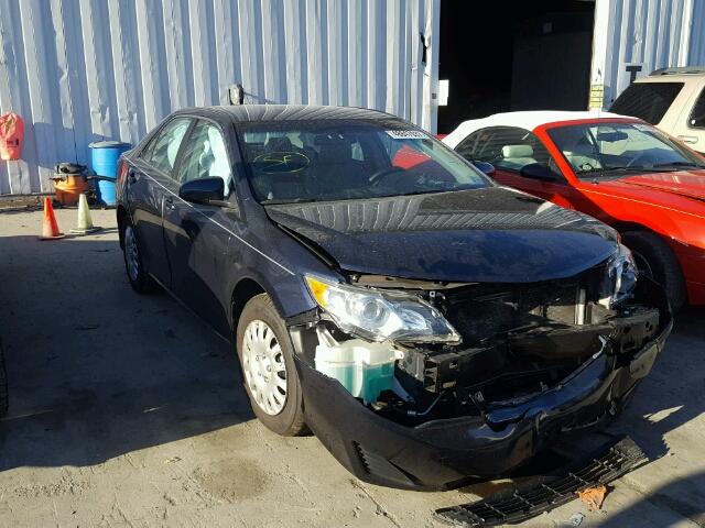 4T4BF1FK8ER399683 - 2014 TOYOTA CAMRY L BLUE photo 1