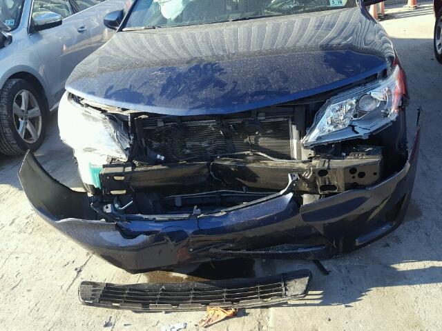 4T4BF1FK8ER399683 - 2014 TOYOTA CAMRY L BLUE photo 9