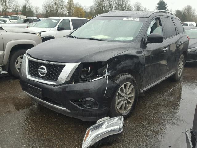 5N1AR2MM3GC601166 - 2016 NISSAN PATHFINDER BLACK photo 2