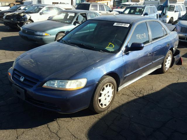 3HGCG66522G705431 - 2002 HONDA ACCORD LX BLUE photo 2