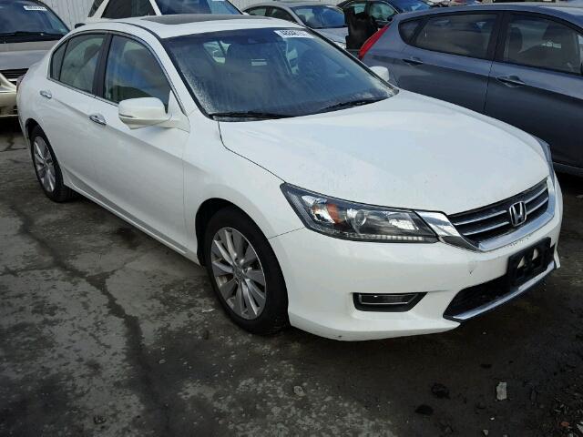 1HGCR2F89DA205006 - 2013 HONDA ACCORD EXL WHITE photo 1