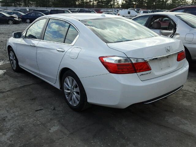 1HGCR2F89DA205006 - 2013 HONDA ACCORD EXL WHITE photo 3