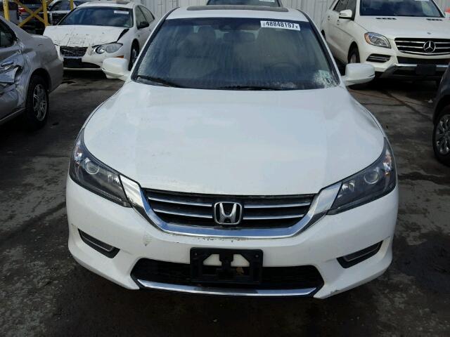 1HGCR2F89DA205006 - 2013 HONDA ACCORD EXL WHITE photo 9