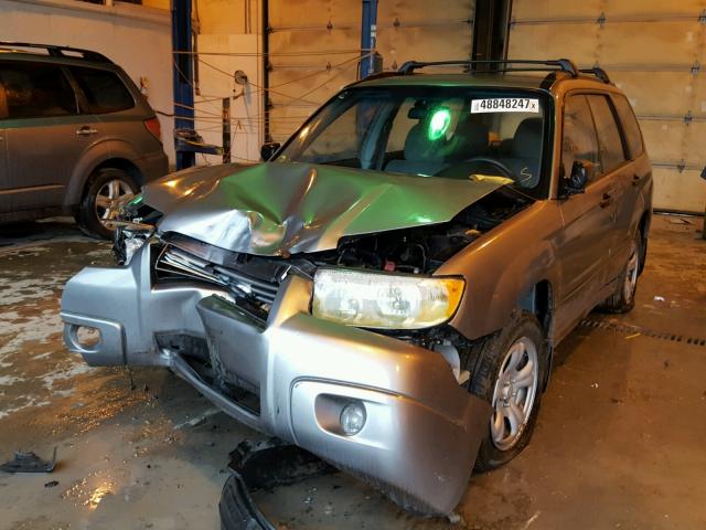 JF1SG63607H730256 - 2007 SUBARU FORESTER 2 SILVER photo 2