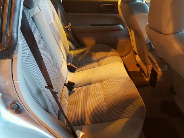 JF1SG63607H730256 - 2007 SUBARU FORESTER 2 SILVER photo 6