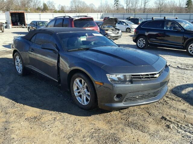 2G1FB3D39E9172236 - 2014 CHEVROLET CAMARO LT CHARCOAL photo 1